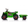 XMX630T zöld akkumulátoros quad utánfutóval