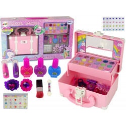 Beauty Cosmetics Unicorn Pink Chest készlet