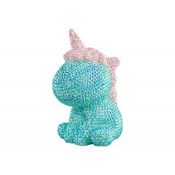 Kreatív Unicorn Kit DIY Diamonds Crystals Blue