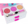 Beauty Kit bőröndben, rózsaszín fehér