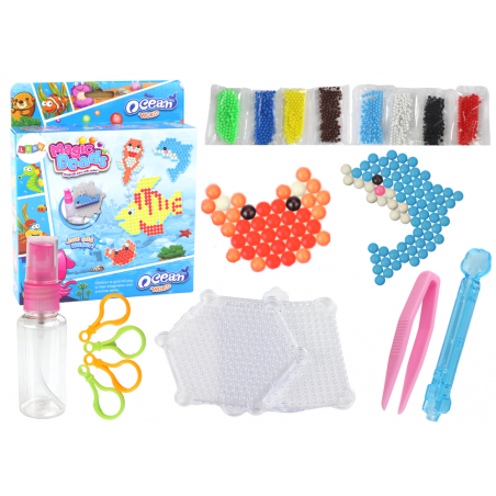 DIY vízgyöngy készlet Magic Beads 8 színű tengeri állatok
