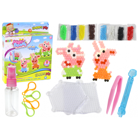 DIY Magic Water Beads készlet 8 malac színben