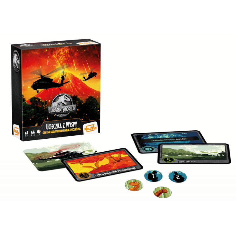 Jurassic World Card Island Escape kártyajáték