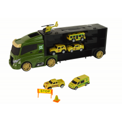Car Tow Truck Springs bőrönd zöld autókhoz