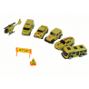 Car Tow Truck Springs bőrönd zöld autókhoz