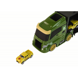 Car Tow Truck Springs bőrönd zöld autókhoz