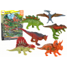 Dinoszaurusz figurák készlete 6 darab színes