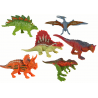 Dinoszaurusz figurák készlete 6 darab színes