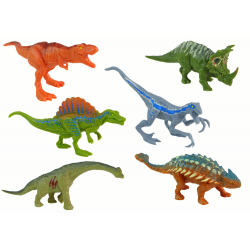 Dinoszaurusz figurák készlete 12 darab színes