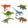 Dinoszaurusz figurák készlete 12 darab színes