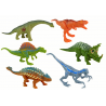 Különböző típusú dinoszauruszfigurák készlete, 6 darab