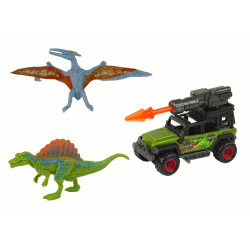 Dinoszauruszok figurák autó rakétakészlettel