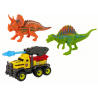Dinoszauruszok figurák autó rakétakészlettel