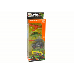 Dinosaurs Set Auto Rocket Trailer