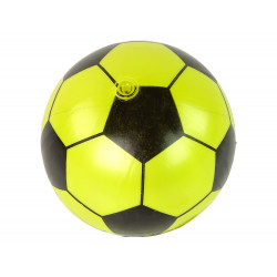 Golyó Sárga Fekete Gumi Nagy 23 cm Világos