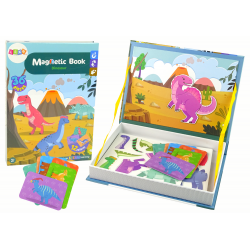 Mágneses könyv dinoszauruszok 36 elem