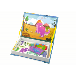 Mágneses könyv dinoszauruszok 36 elem