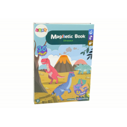 Mágneses könyv dinoszauruszok 36 elem