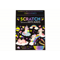 Scratch kifestőkönyv gyerekeknek unikornisoknak