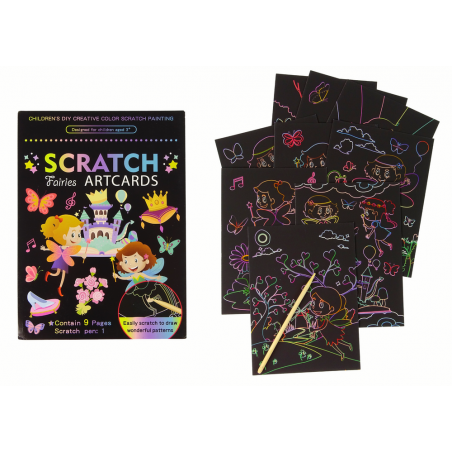 Scratch kifestőkönyv gyerekeknek Tündér