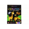 Scratch kifestőkönyv gyerekeknek állatkerti állatoknak