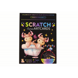 Scratch kifestőkönyv gyerekeknek, állatoknak