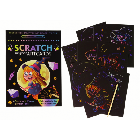 Színező Scratch Book gyerekeknek Magic