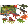 Dinoszaurusz figurák készlete 8 darab színes