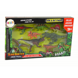 Dinoszaurusz figurák készlete 8 darab színes