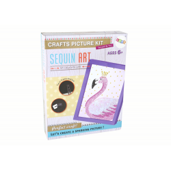 Kreatív barkács flitter szett Studs Flamingo Frame