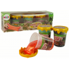 Glitter Slime Dinosaurs DIY Soft 3 színben