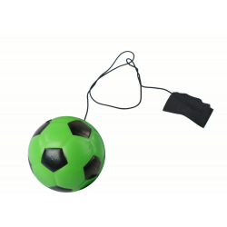 PU futball Jojo radírral pattogóhoz, 6 cm, zöld