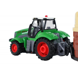 RC traktor távirányítós traktor mezőgazdasági gép pótkocsi távirányító 1:24