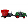 RC traktor távirányítós betakarítás utánfutó fényeffektusok