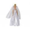 Anlily Bride Doll fehér esküvői ruha