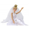 Anlily Bride Doll fehér esküvői ruha