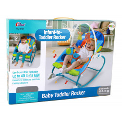 Bouncer Rocker 2in1 Gyermek billenőülés Hangok vibráció