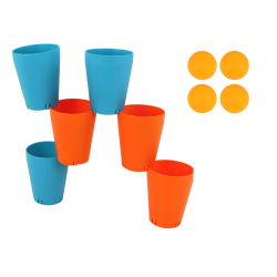 Érzékszervi bögrék 3 az 1-ben kreatív 16 darabos puzzle
