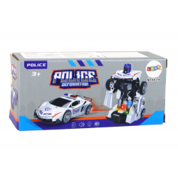 Robot Autó Rendőrség Navy Blue 2in1 Transformation