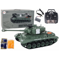 Leopard RC tank távirányítós ágyú 1:18 szürke