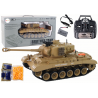 RC Tank 1:18 Cannon Smoke Shield Világosbarnán hangzik