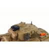 RC Tank 1:18 Cannon Smoke Shield Világosbarnán hangzik