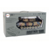 RC Tank 1:18 Cannon Smoke Shield Világosbarnán hangzik