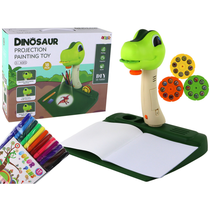Dinoszaurusz rajzprojektor hangkiegészítők