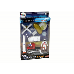 Figurakészlet Space Truck Rocket 8 db.