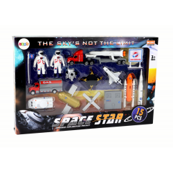Figurakészlet Space Truck Rocket 15 El.