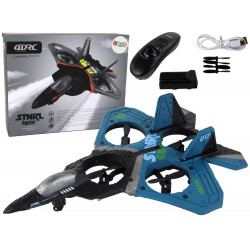 Airplane Fighter R/C sötétkék
