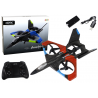 Quadcopter RC Fighter távirányítós repülőgép piros