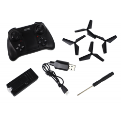 Quadcopter RC Fighter távirányítós repülőgép piros