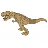 Fából készült 3D T-Rex térbeli kirakós oktatási összeállítás 22 db